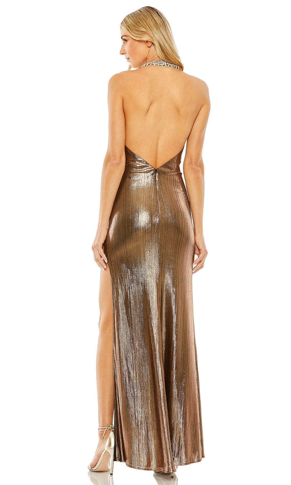Ieena Duggal 27155 - Sleeveless High Slit Gown Prom Dresses