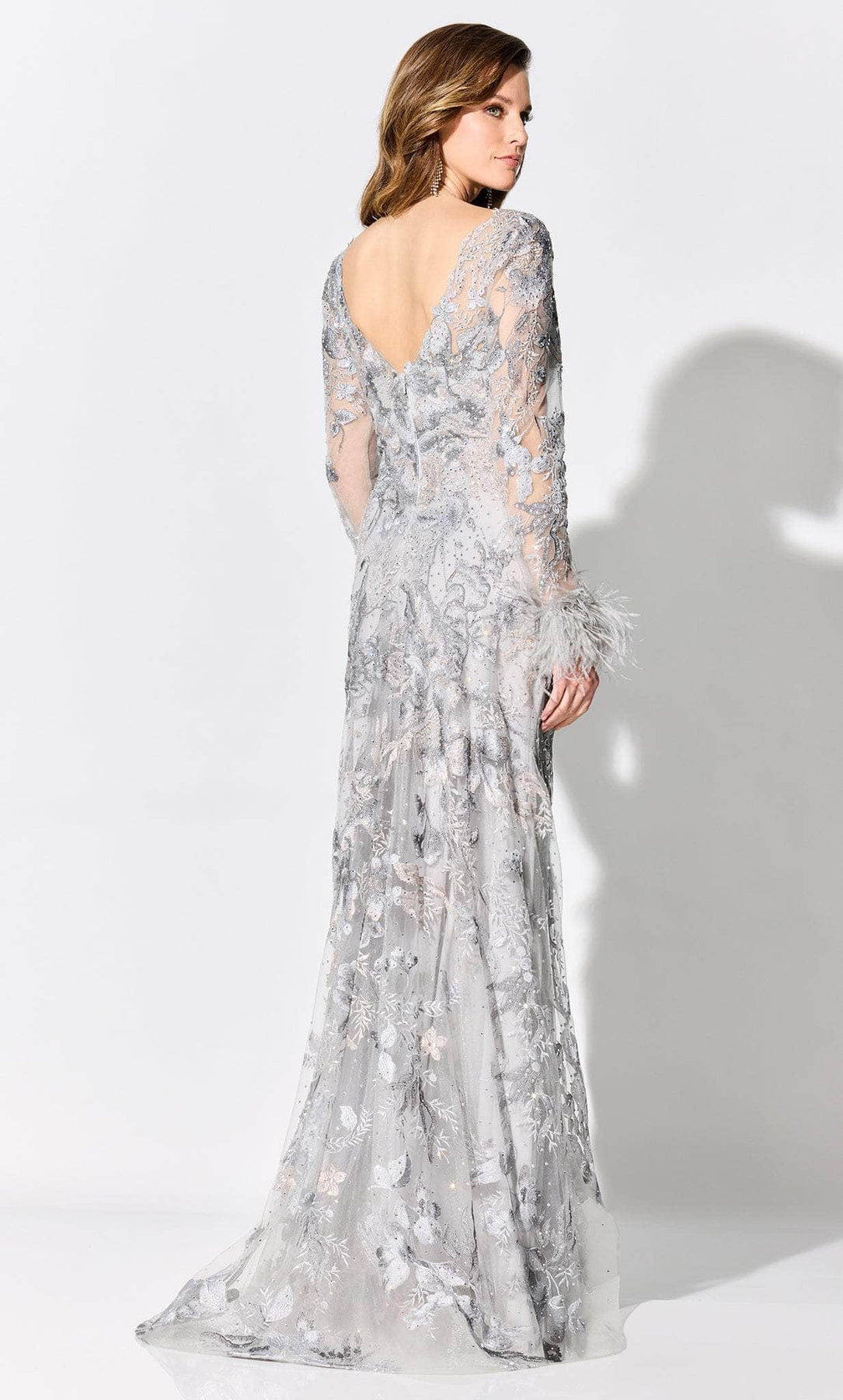 Ivonne D ID307 - Embroidered A-Line Evening Gown Special Occasion Dress