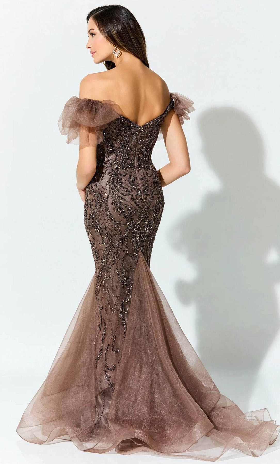 Ivonne D ID926 - Off-Shoulder Gown