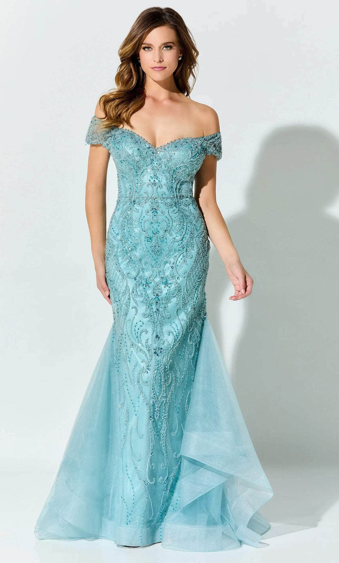 Ivonne D ID926 - Off-Shoulder Gown