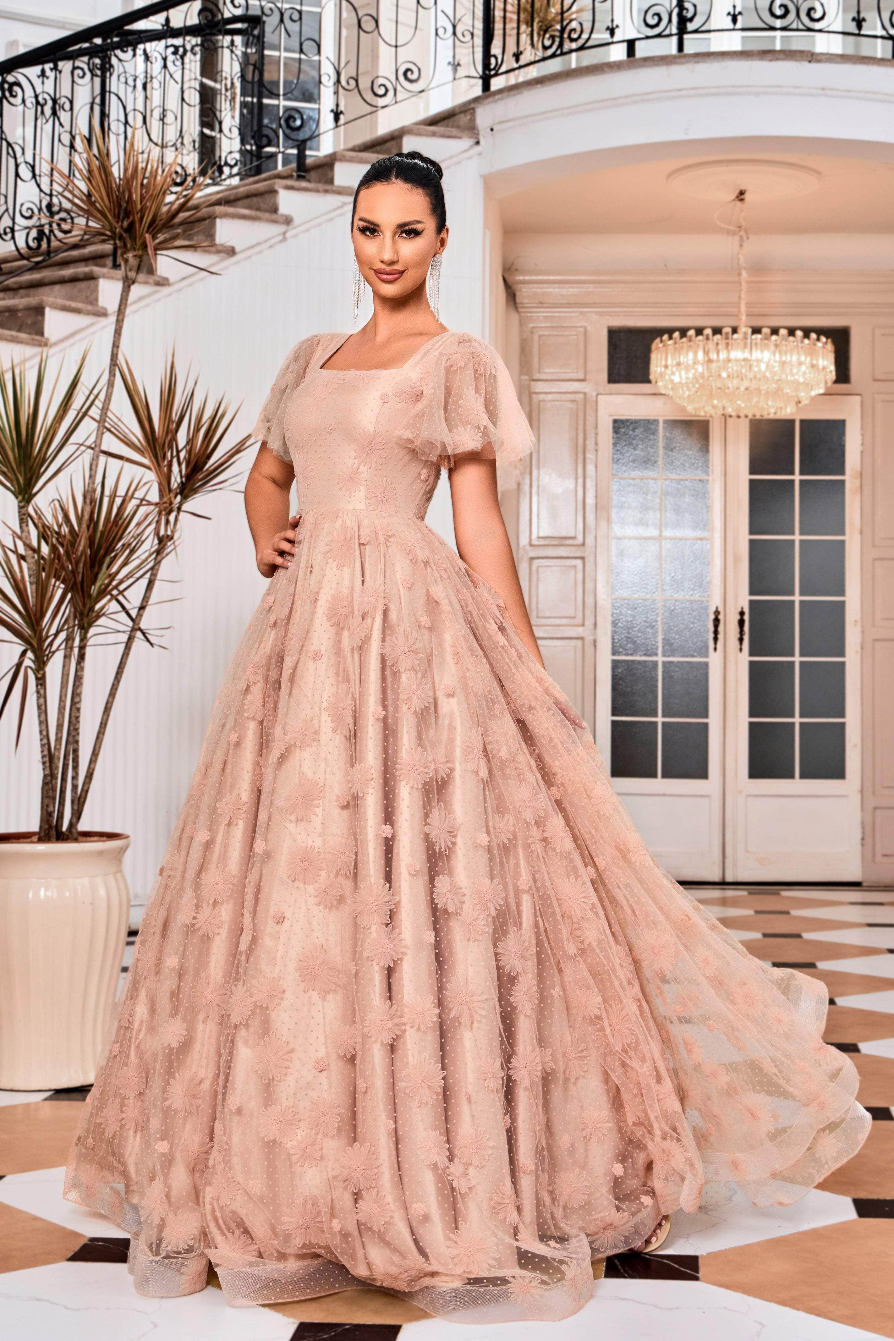 rose gold jadore dress JX4066 by Jadore