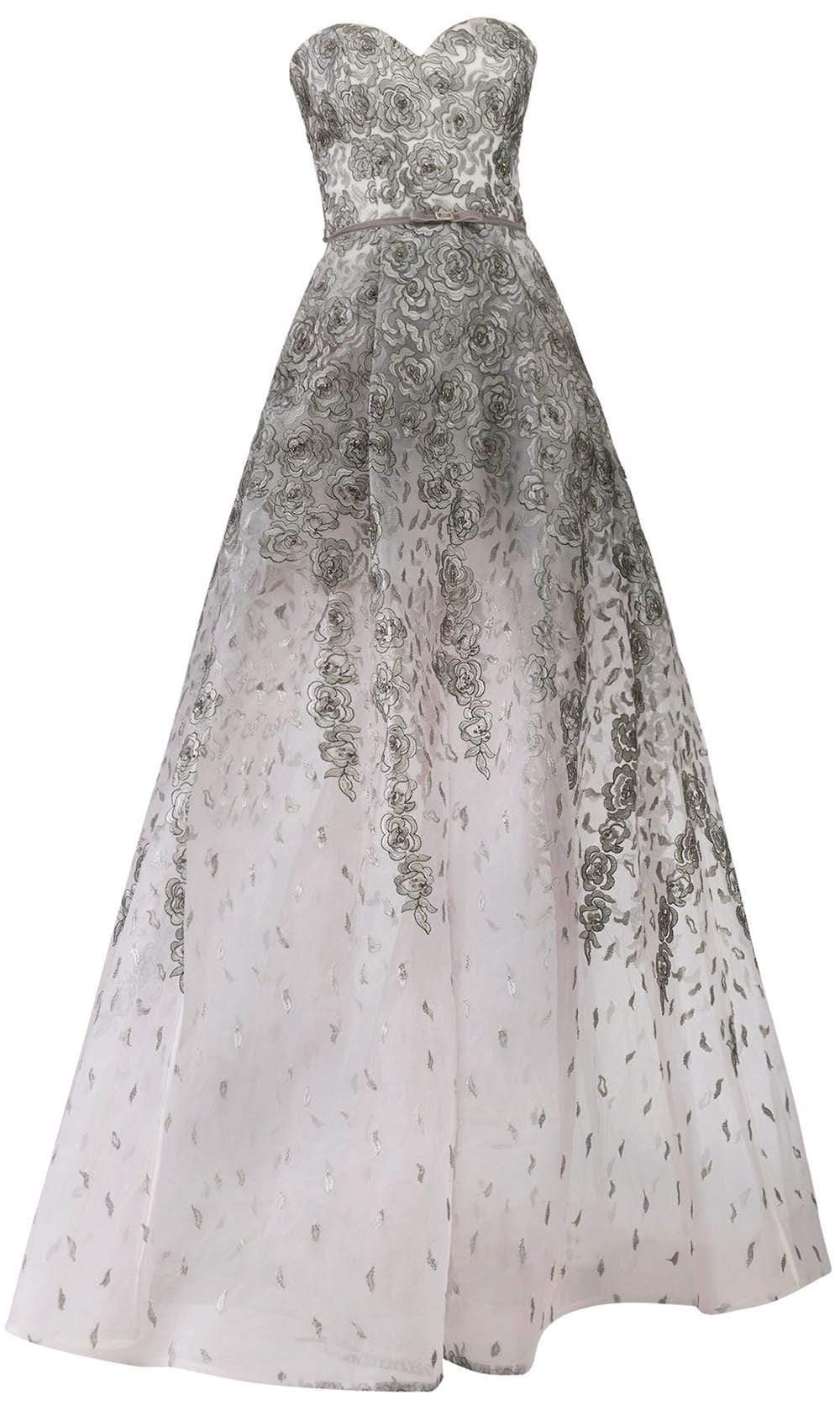 Janique - 17045 Embroidered Sweetheart A-line Dress Special Occasion Dress