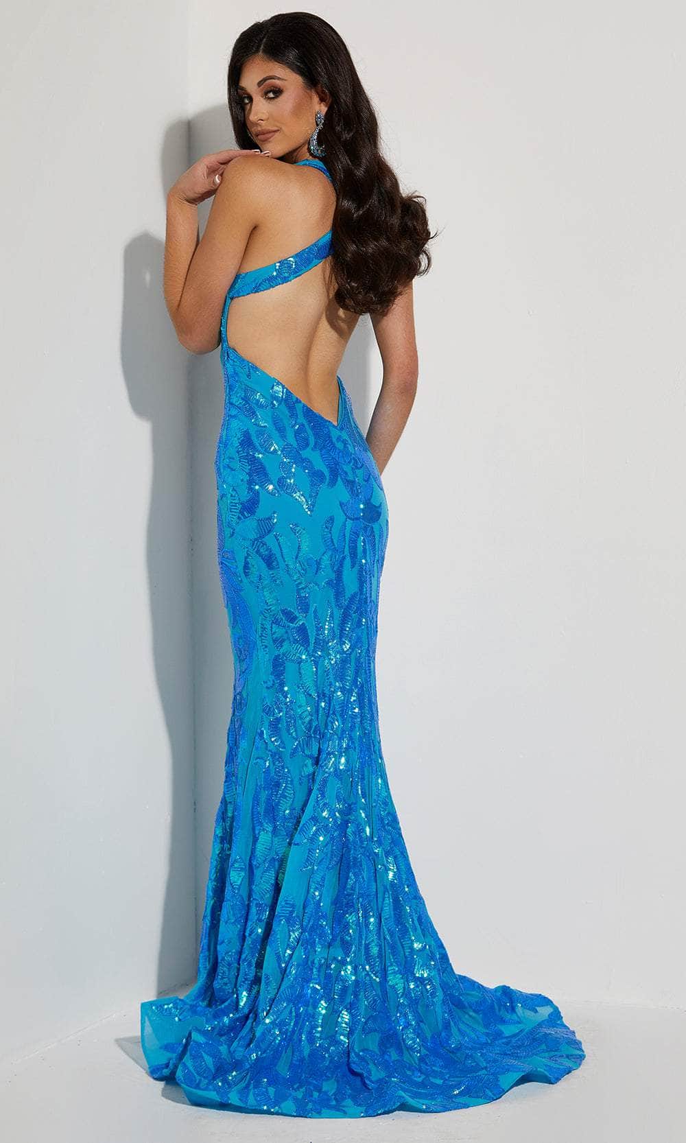 Jasz Couture 7409 - Plunging V-Neck Sleeveless Evening Dress Special Occasion Dress
