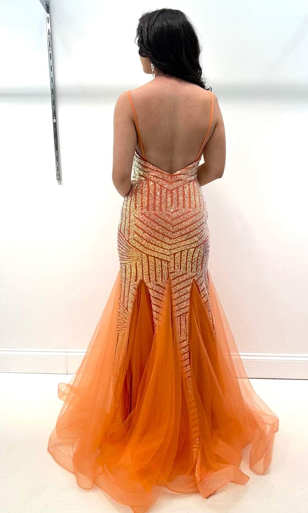 Jasz Couture 7411 - Sleeveless Sequin Prom Dress Special Occasion Dress