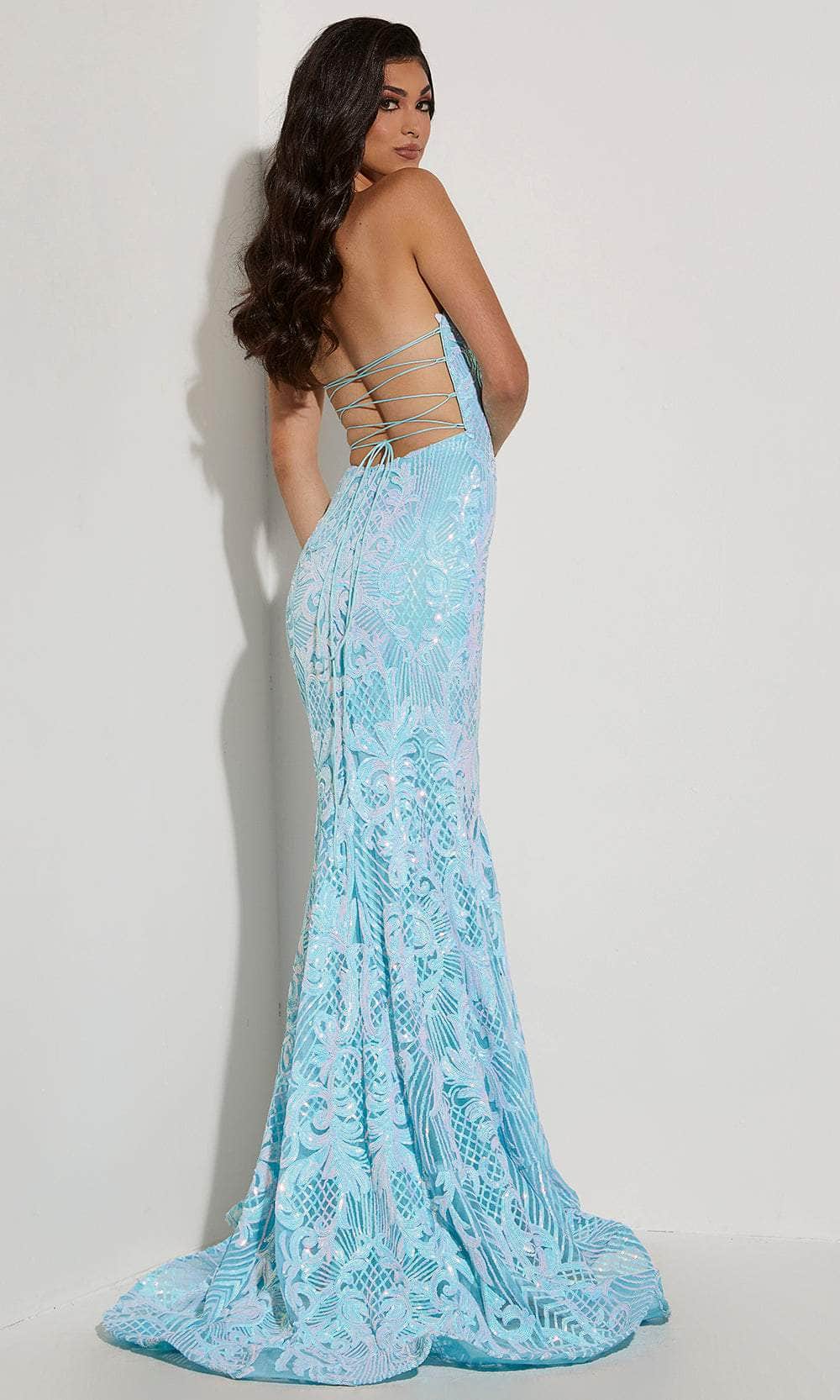 Jasz Couture 7430 - Strapless Sequin Dress Special Occasion Dress