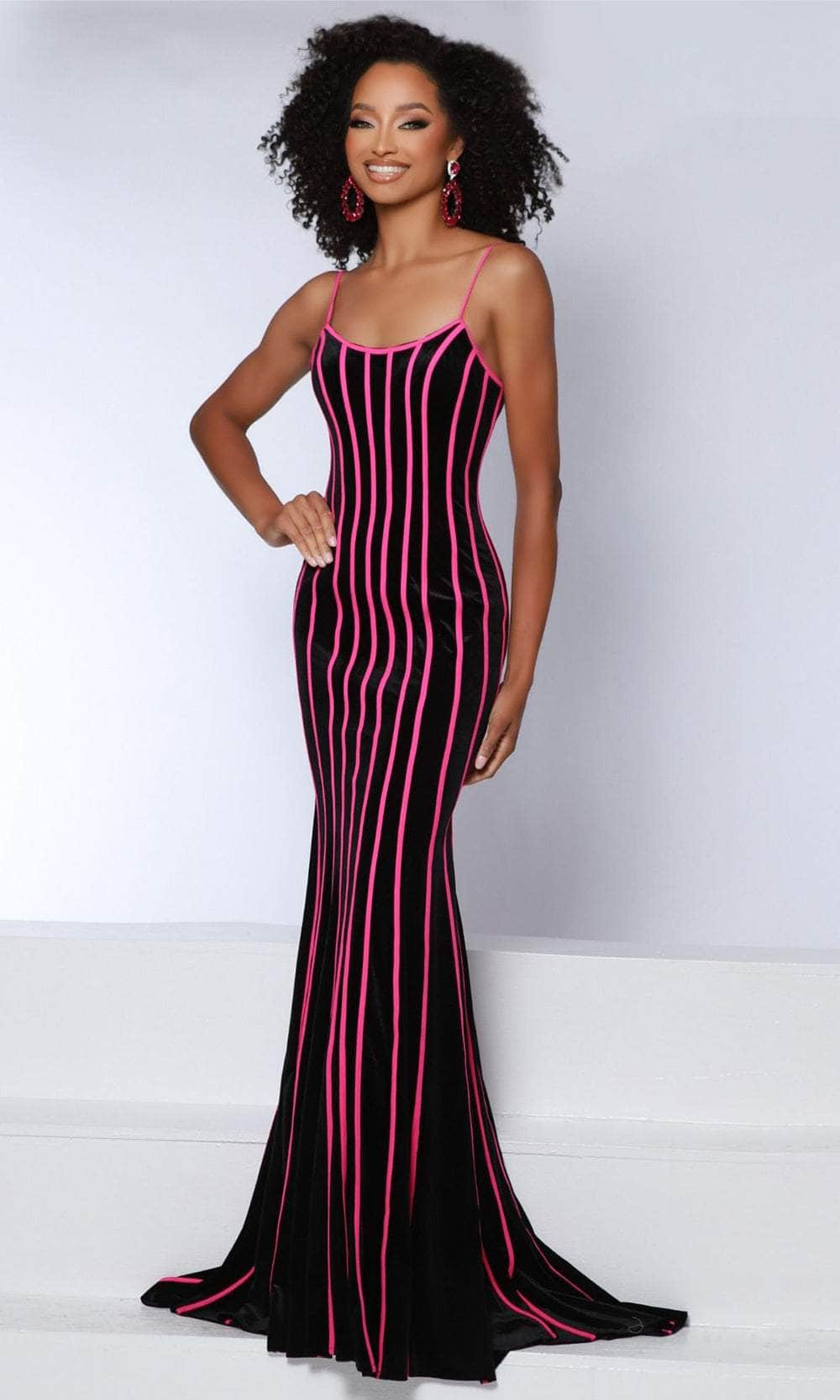 Johnathan Kayne 2863 - Long Stretch Velvet, Stretch Lining, Stretch Crepe Sheath Dress Johnathan Kayne 2863 - Long Stretch Velvet, Stretch Lining, Stretch Crepe Sheath Dress
