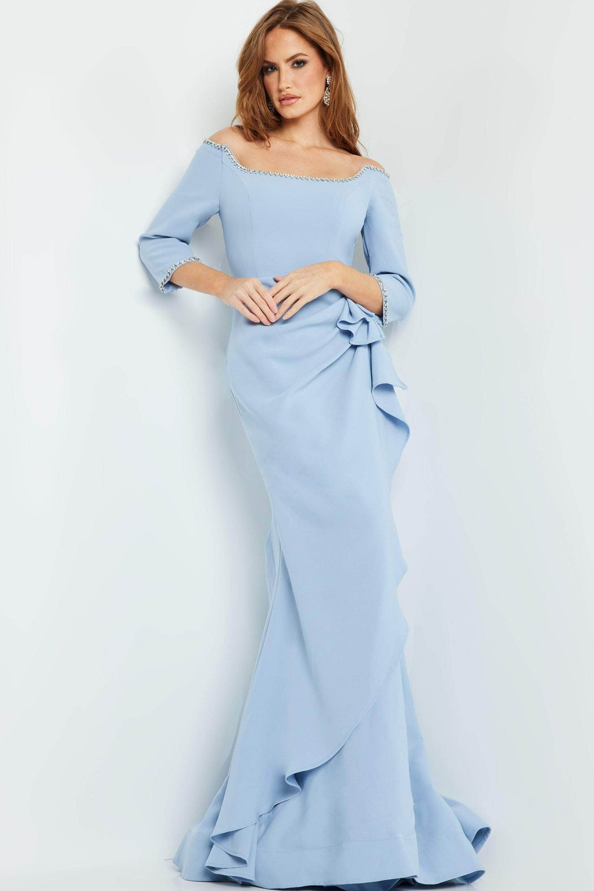 Jovani 23190 - Off-Shoulder Trumpet Evening Dress Evening Dresses
