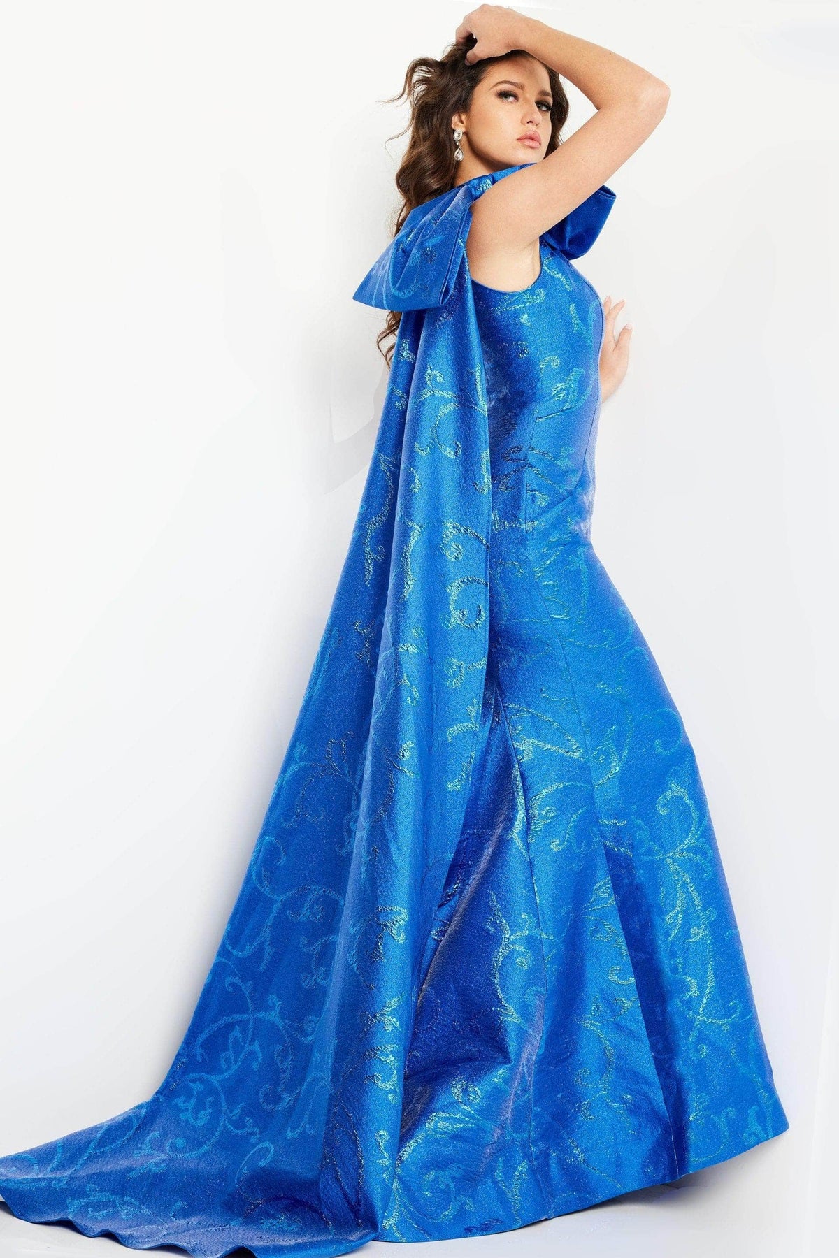 Jovani 23742 - Oversized Bow Mermaid Prom Dress Prom Dresses