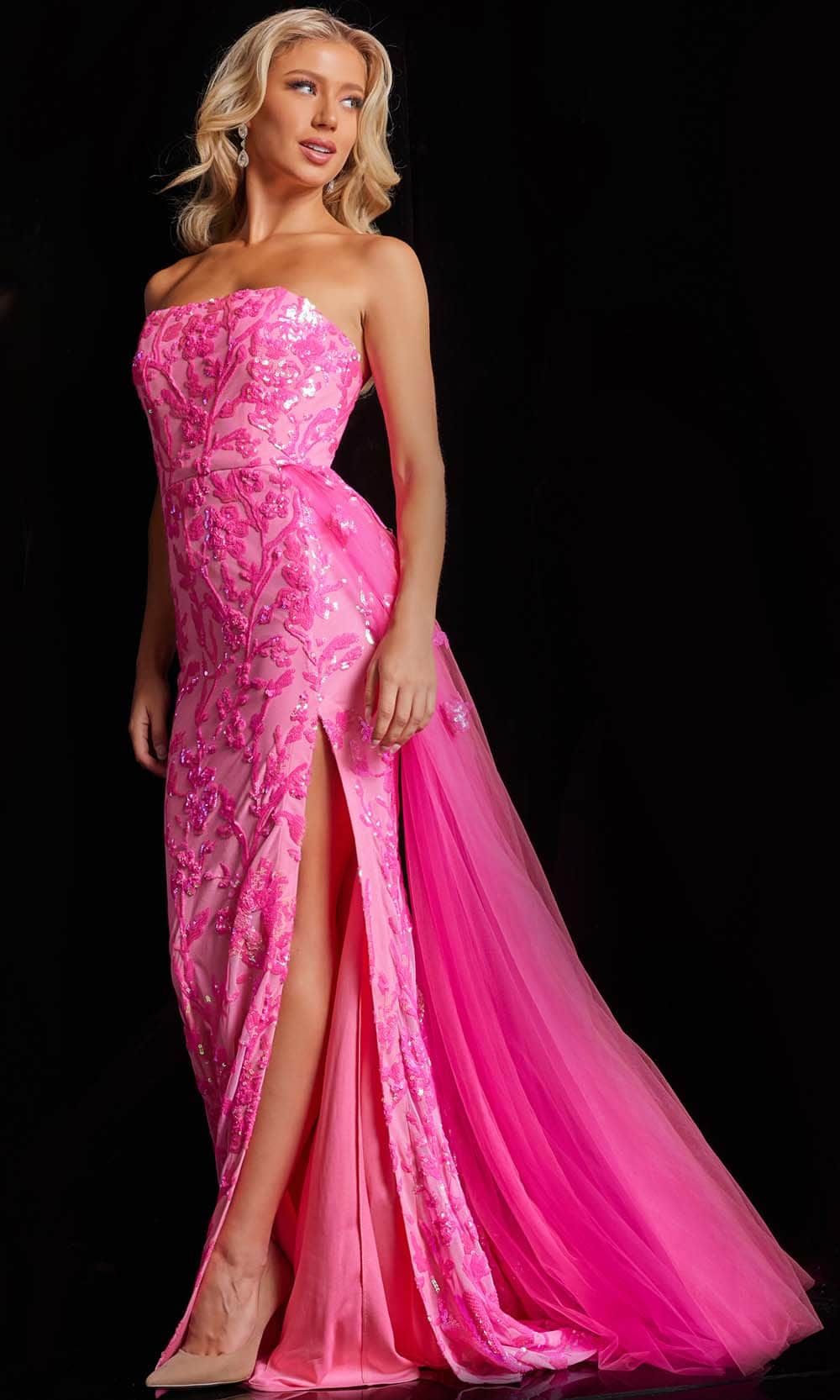 Jovani 26134 - Strapless Sequin Prom Dress Special Occasion Dresses