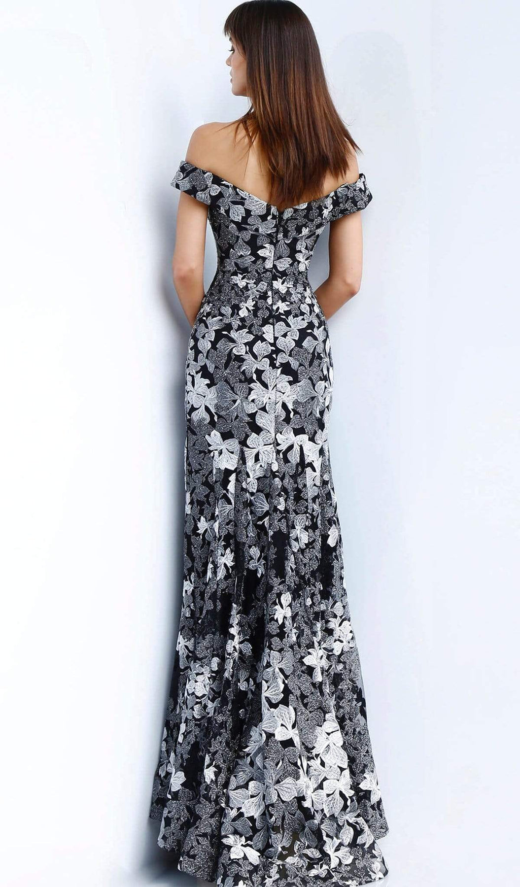 Jovani 61380SC - Embroidered Fitted Bodice Prom Dress Special Occasion Dress