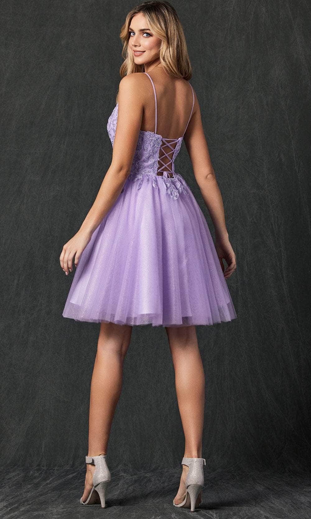 Juliet Dresses 860 - Floral Applique Cocktail Dress Special Occasion Dress