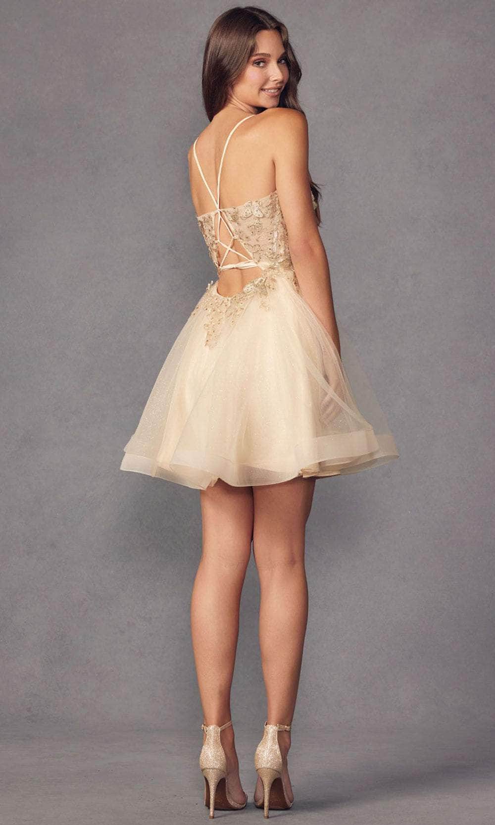 Juliet Dresses 902 - Butterfly Applique Short Dress Special Occasion Dress