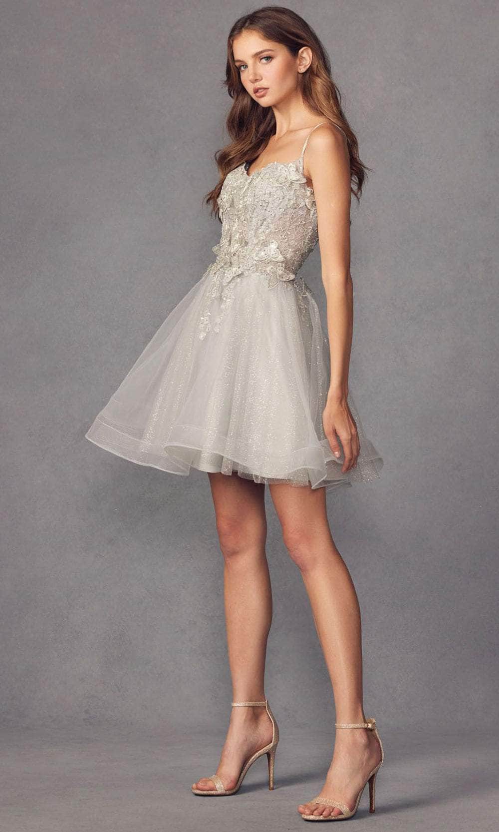 Juliet Dresses 902 - Butterfly Applique Short Dress Special Occasion Dress