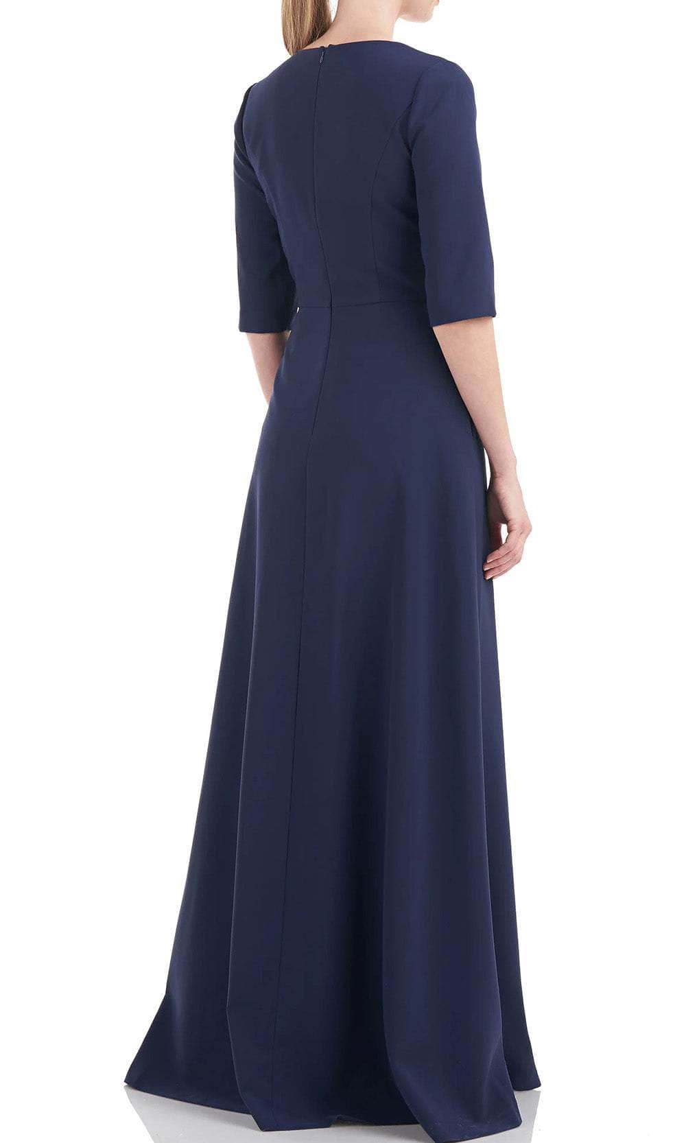 Kay Unger 5547465 - V-Neck Quarter Sleeve Jumpsuit Formal Pantsuits