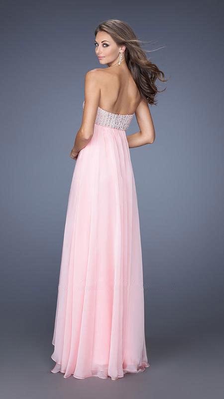 La Femme - 19831SC Jeweled Sweetheart Dress - 1 pc Nude in Size 4 Available CCSALE 4 / Nude