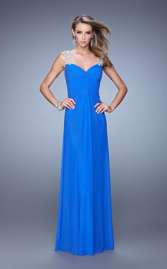 La Femme - 21104SC Ruched Sweetheart A-Line Evening Dress ADASA La Femme - 21104SC Ruched Sweetheart A-Line Evening Dress ADASA