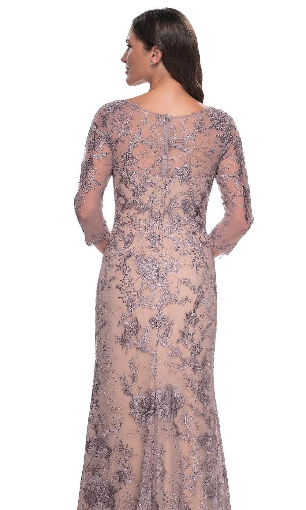 La Femme 30130 - Floral Sheath Formal Dress Evening Dresses