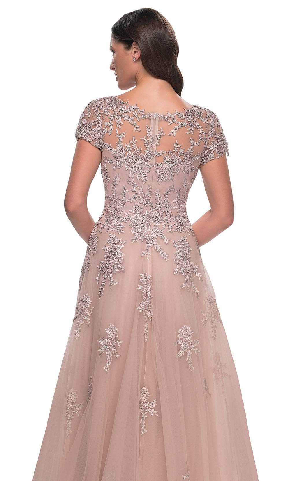 La Femme 30228 - Embroidered A-Line Formal Dress Evening Dresses