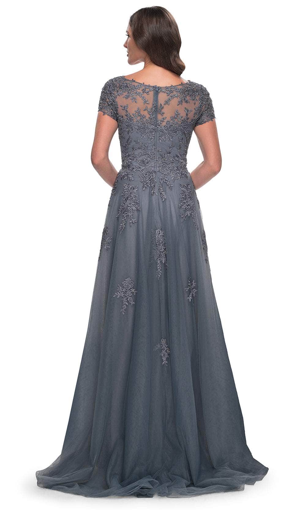 La Femme 30228 - Embroidered A-Line Formal Dress Evening Dresses