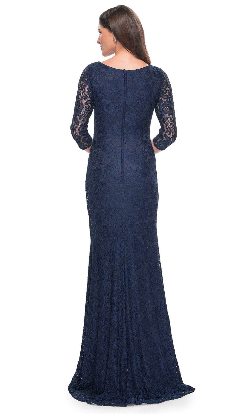 La Femme 30379 - Floral Lace Formal Dress Evening Dresses