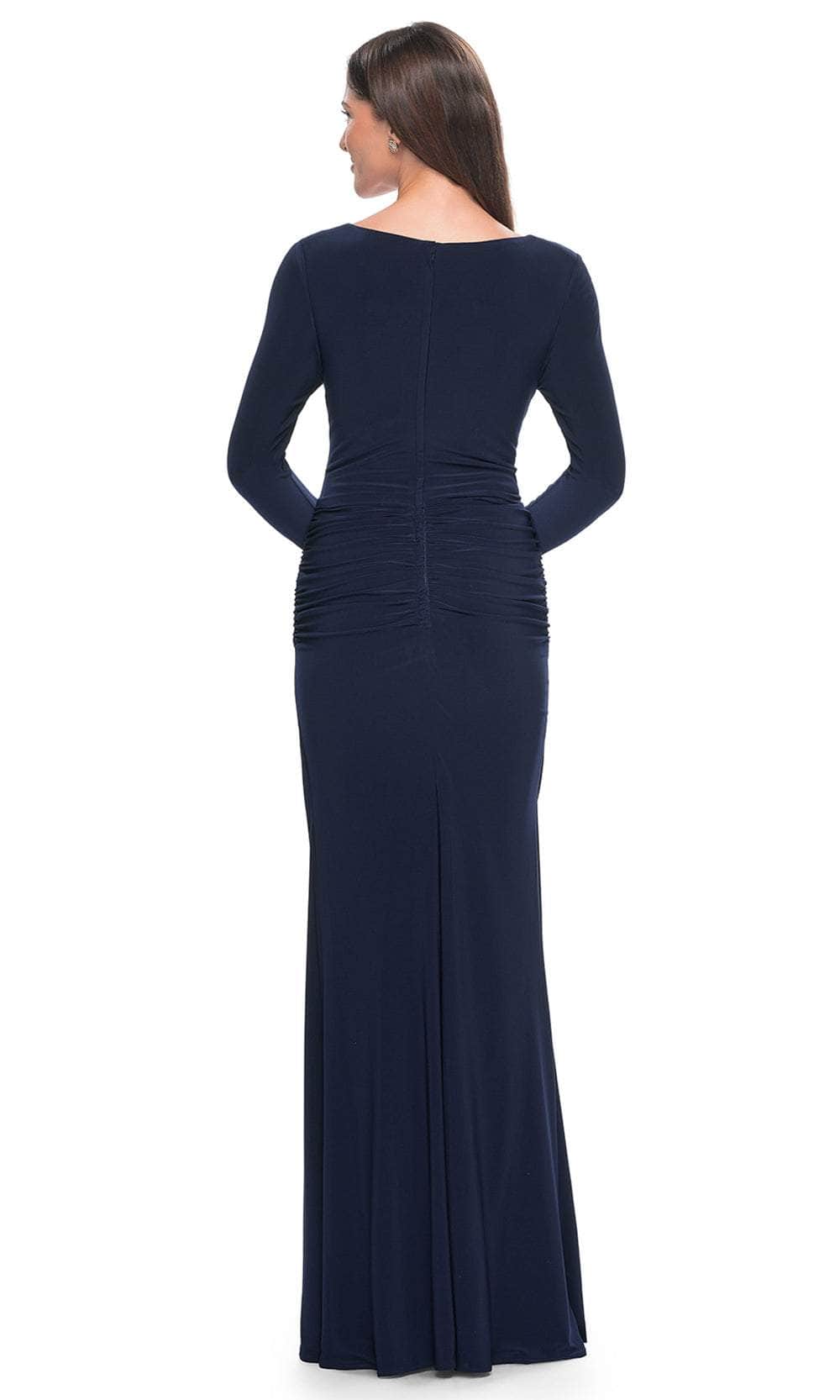 La Femme 30813 - Long Sleeve Jersey Evening Dress Mother of the Bride Dresses