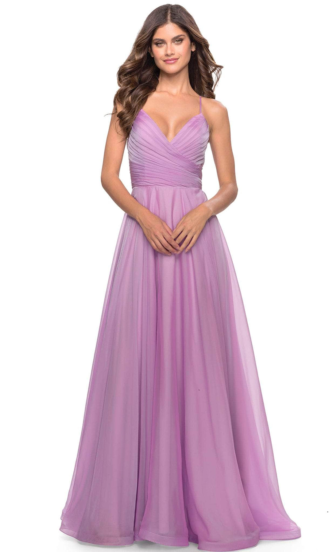 La Femme 30840 - Ruched Dress