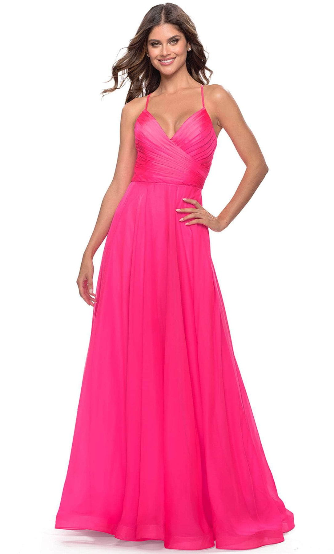 La Femme 30840 - Ruched Dress