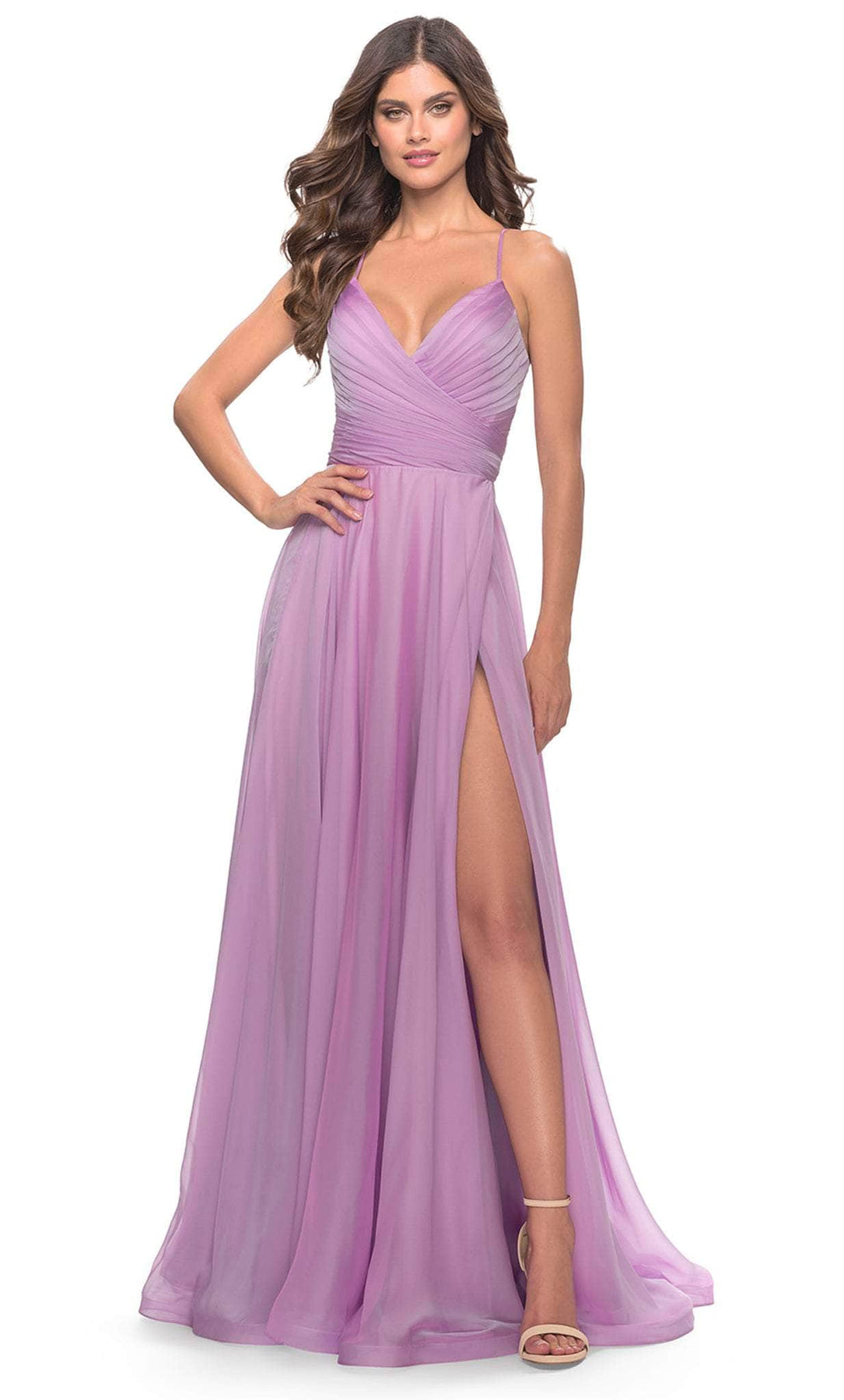La Femme 30840 - Ruched Dress