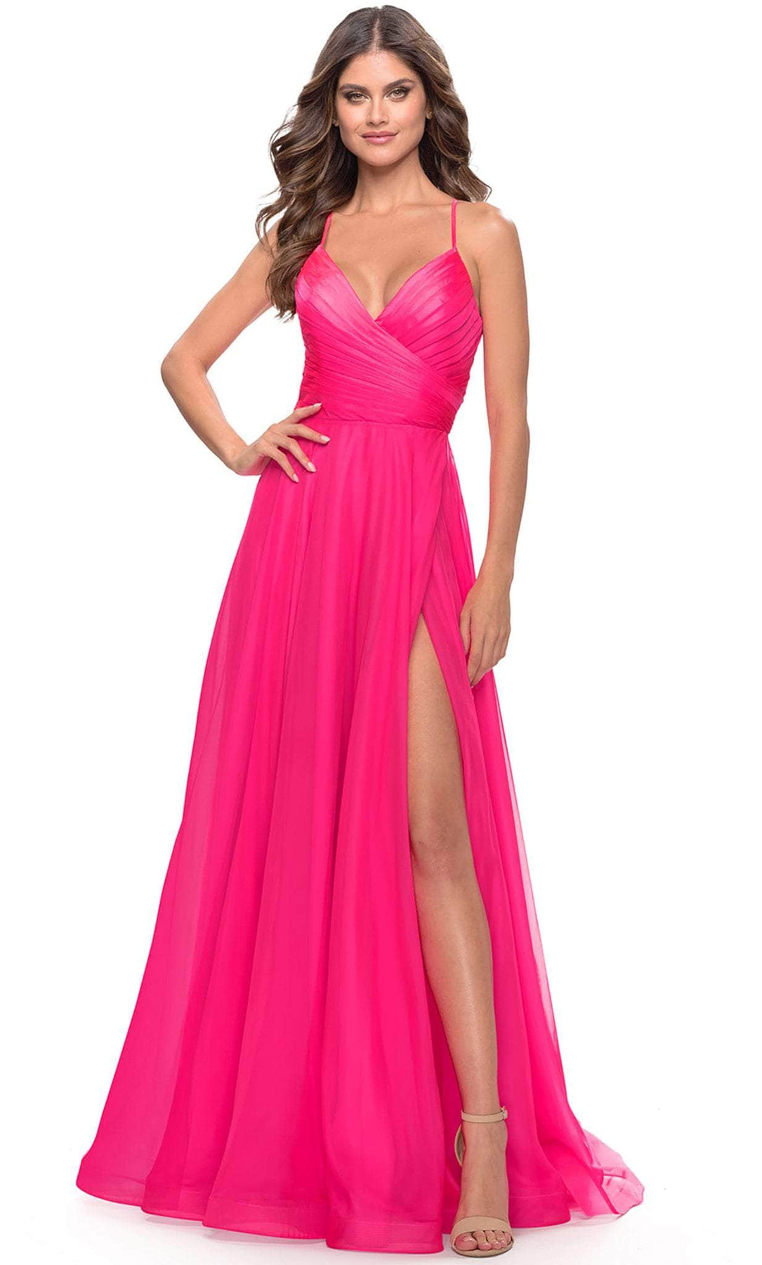 La Femme 30840 - Ruched Dress