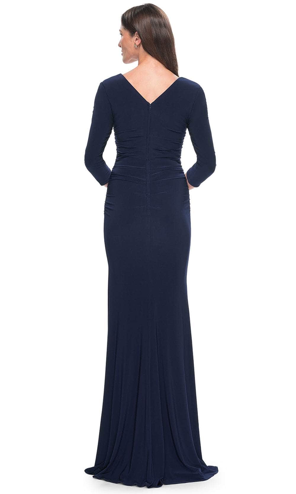 La Femme 30883 - Quarter Sleeve Sheath Evening Dress Evening Dresses