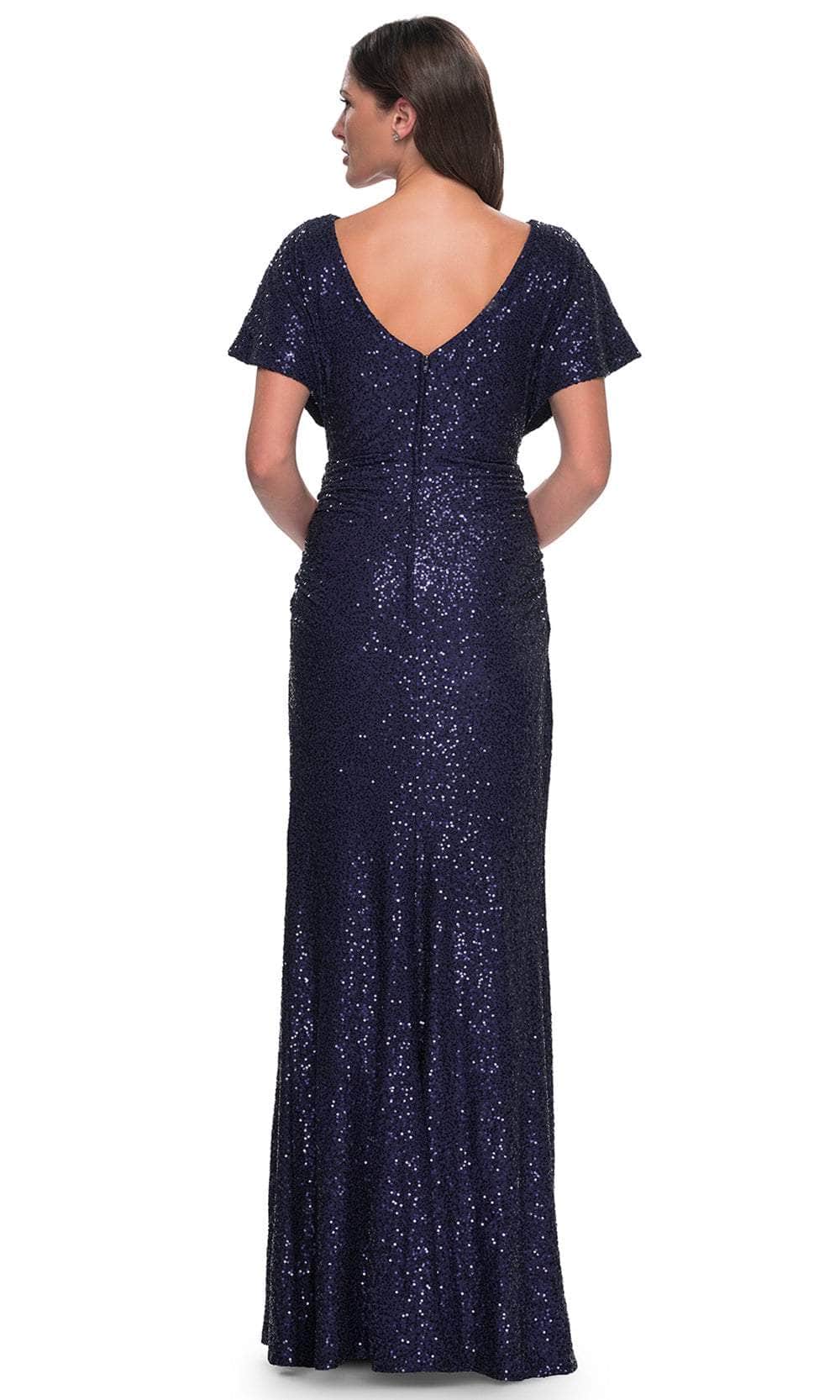 La Femme 30885 - Sequin Evening Dress with Dolman Sleeves Mother of the Bride Dresses