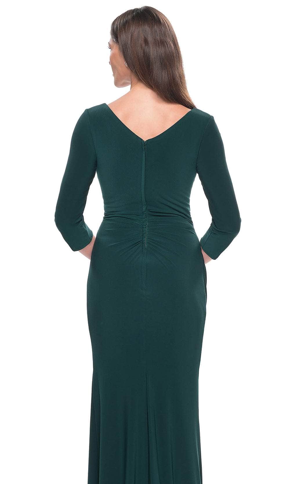 La Femme 31020 - Wrap Jersey Evening Dress Evening Dresses