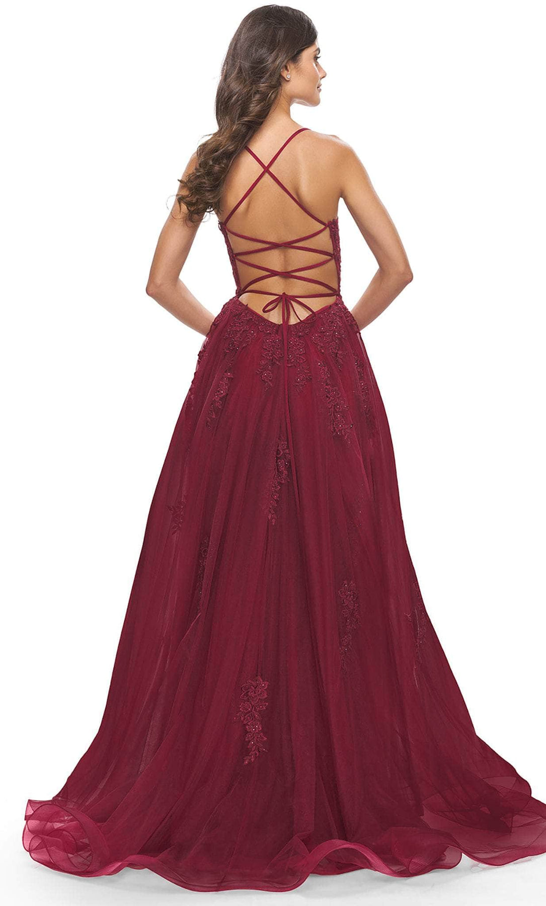 La Femme 31135 - Applique Dress