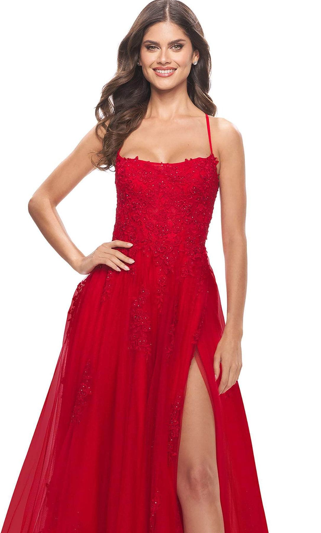 La Femme 31135 - Applique Dress