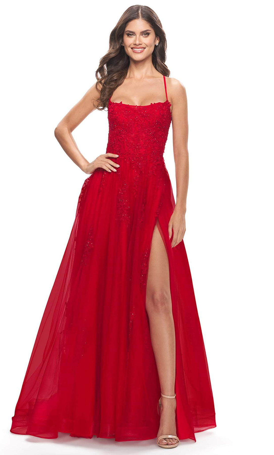 La Femme 31135 - Applique Dress