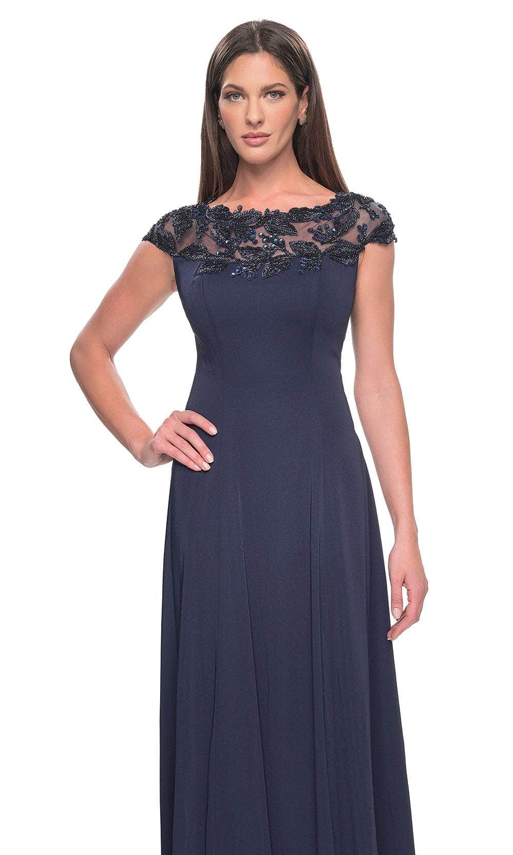La Femme 31195 - Illusion Bateau Evening Dress Evening Dresses