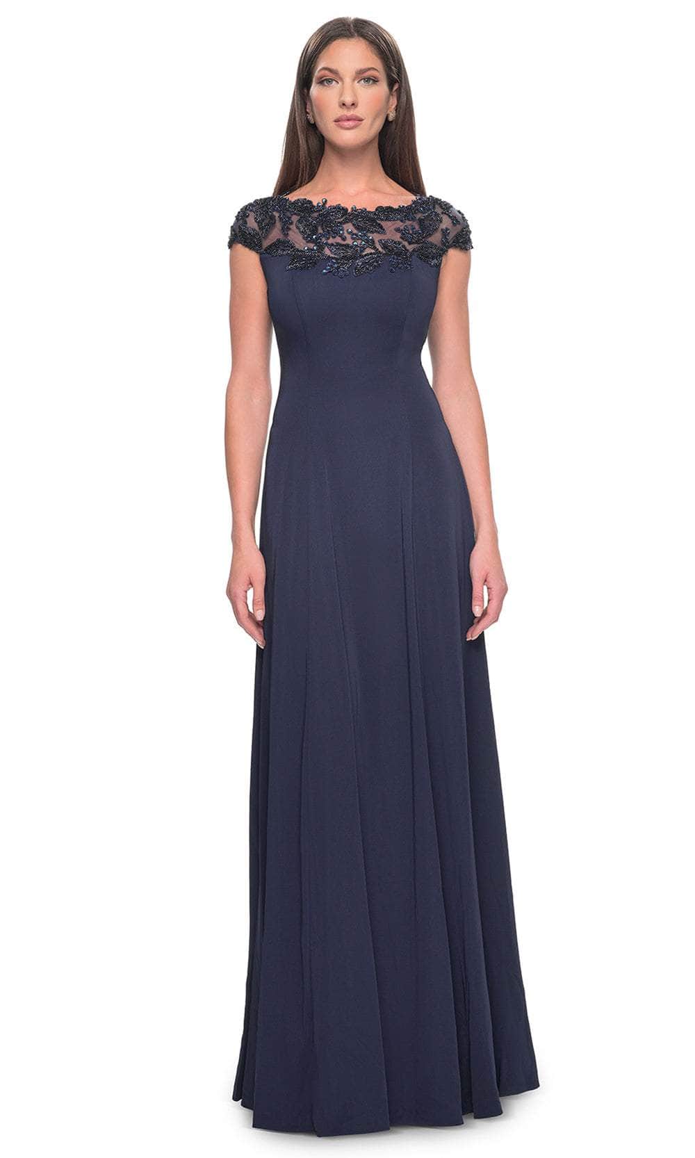 La Femme 31195 - Illusion Bateau Evening Dress Evening Dresses