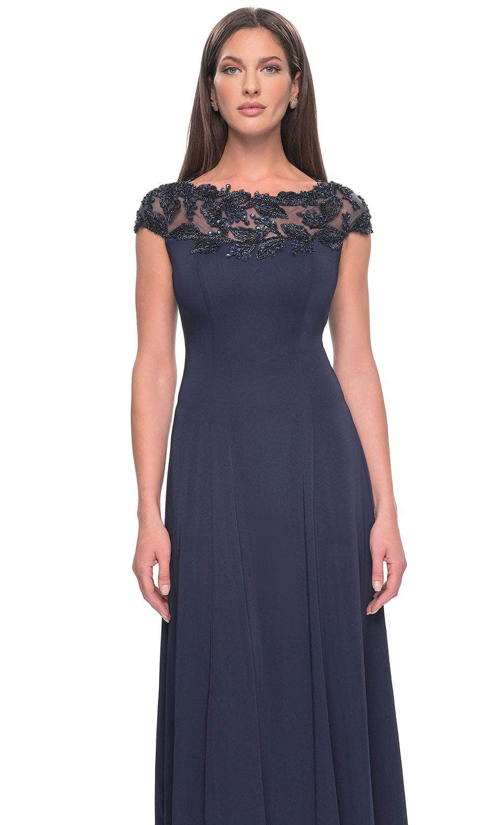La Femme 31195 - Illusion Bateau Evening Dress Evening Dresses