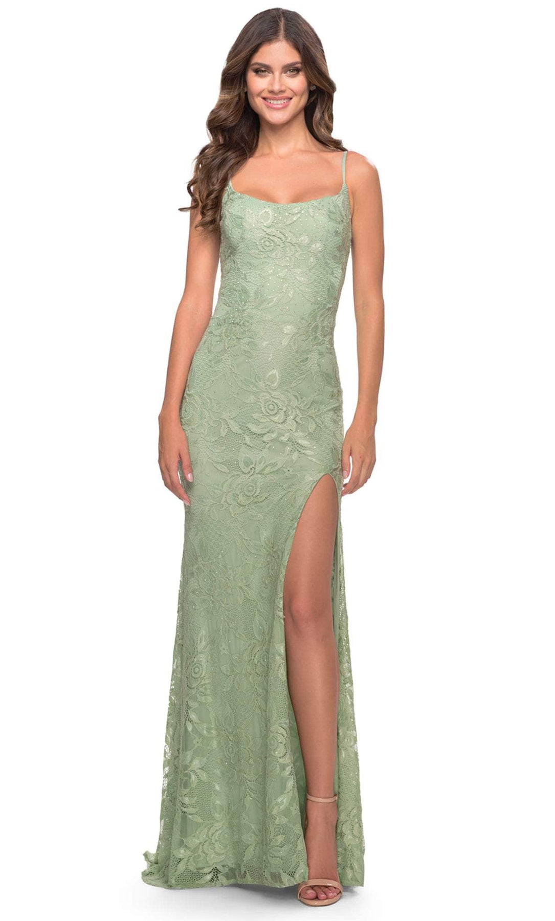 La Femme 31259 - Beaded Lace Dress