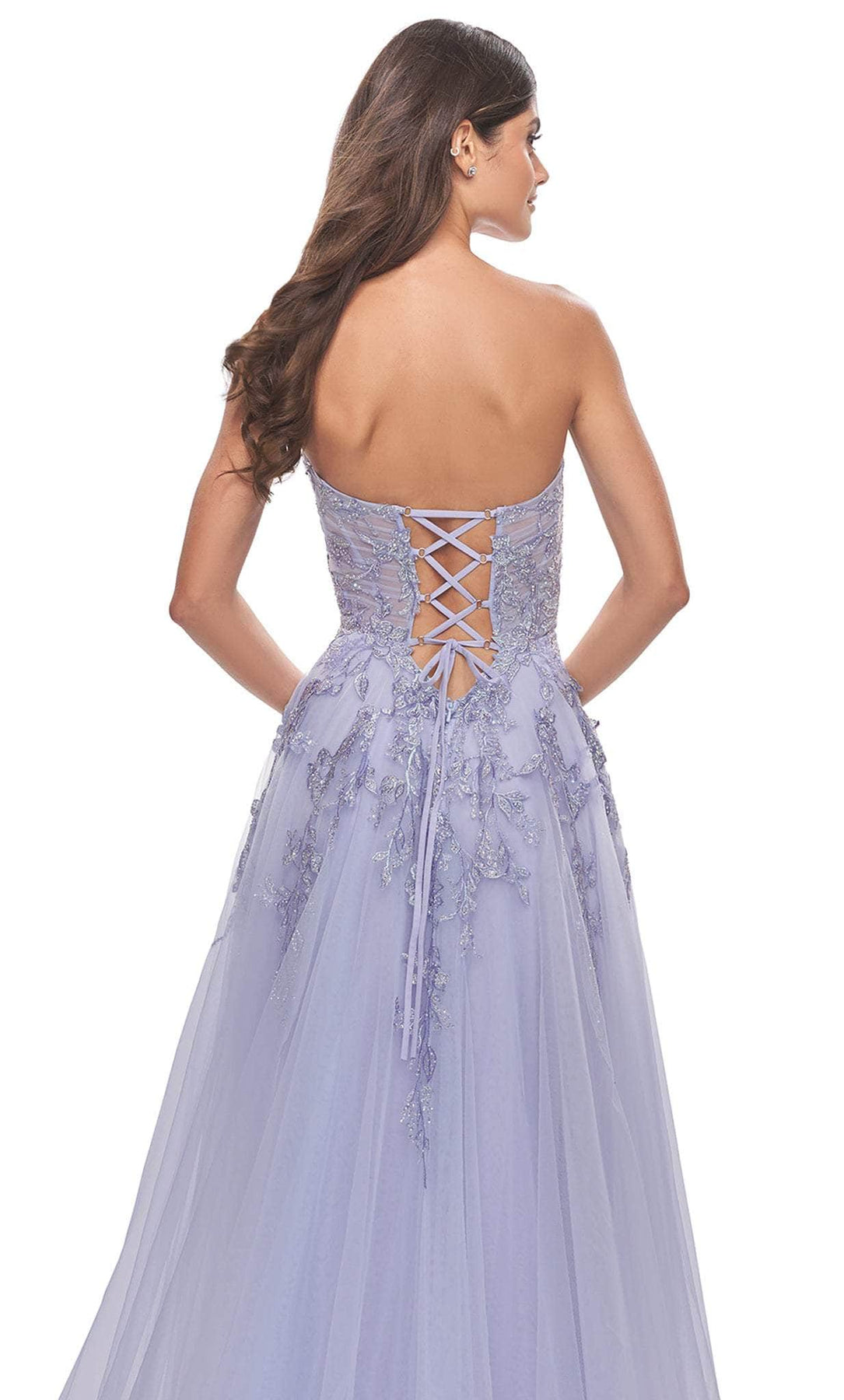 La Femme 31363 - Lace Appliqued Dress