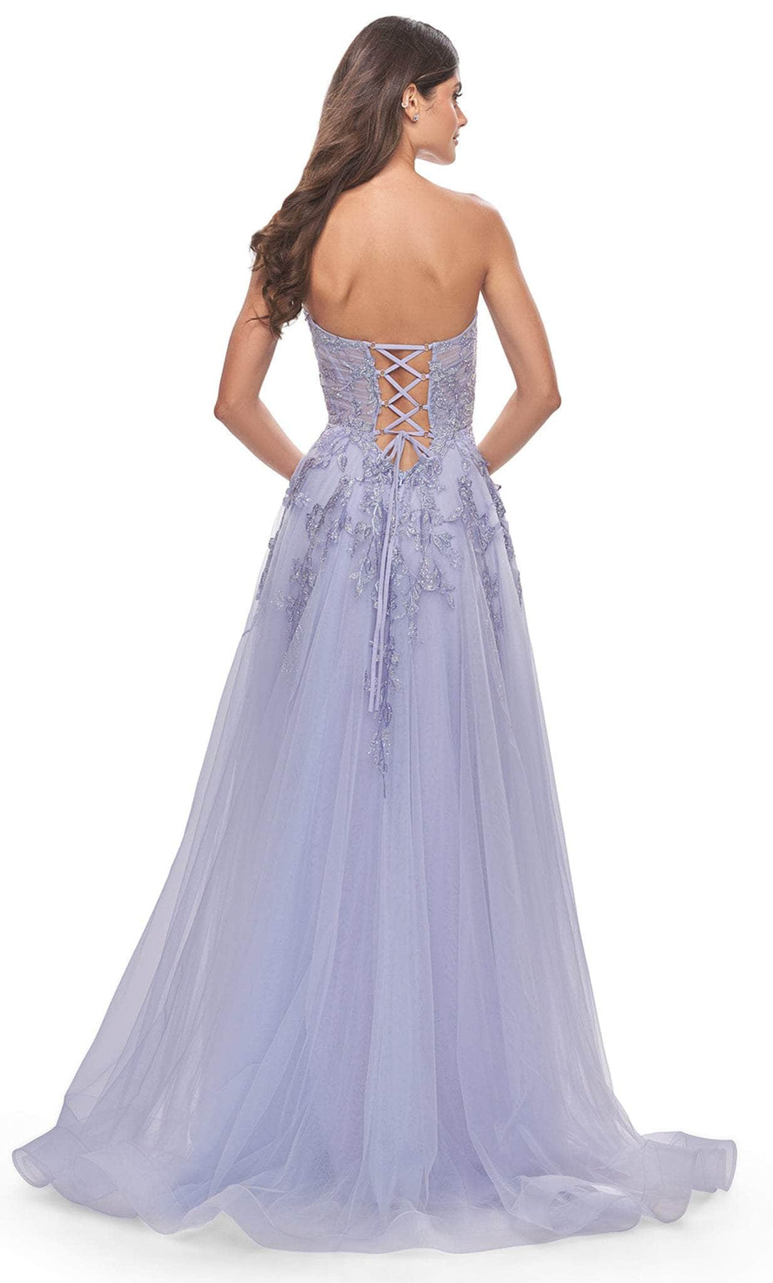 La Femme 31363 - Lace Appliqued Dress