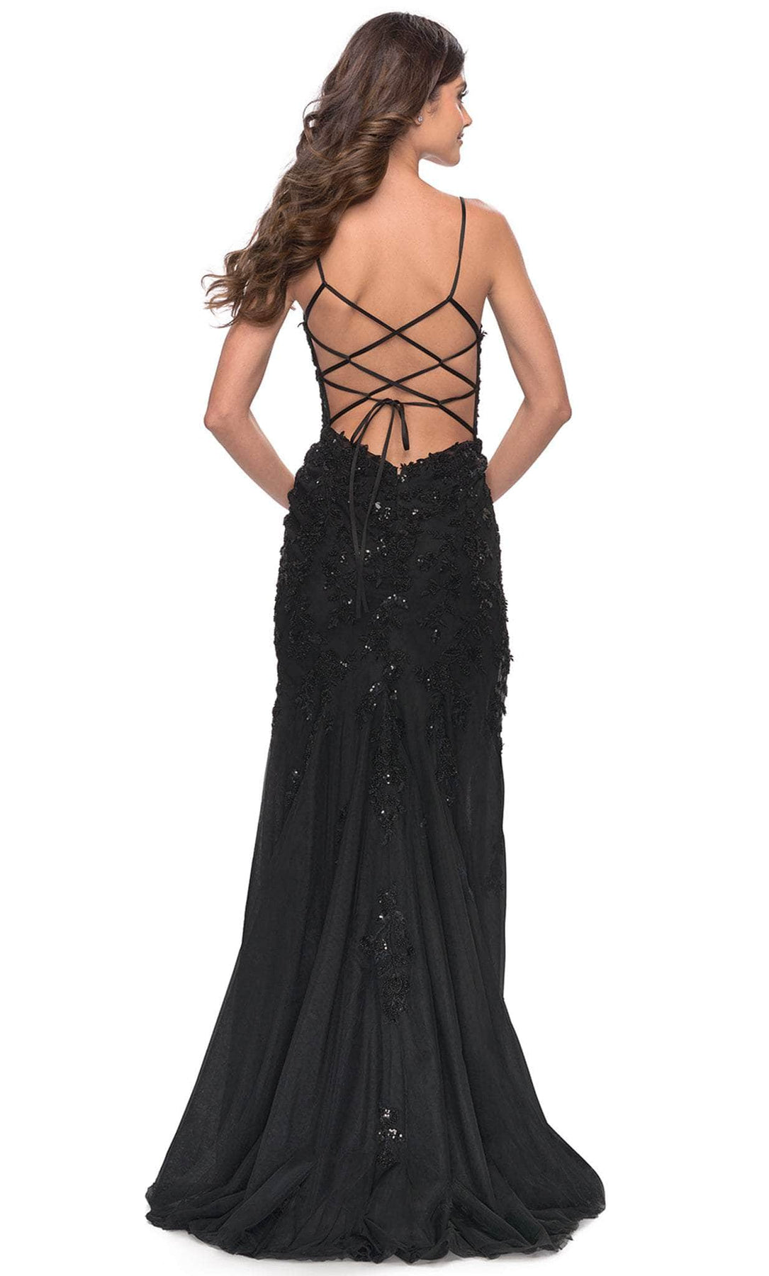 La Femme 31382 - High Slit Gown