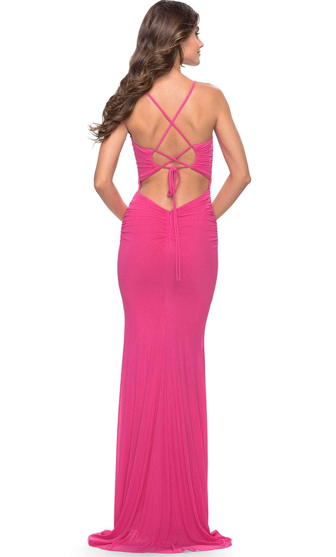 La Femme 31424 - Plunging Neck Dress