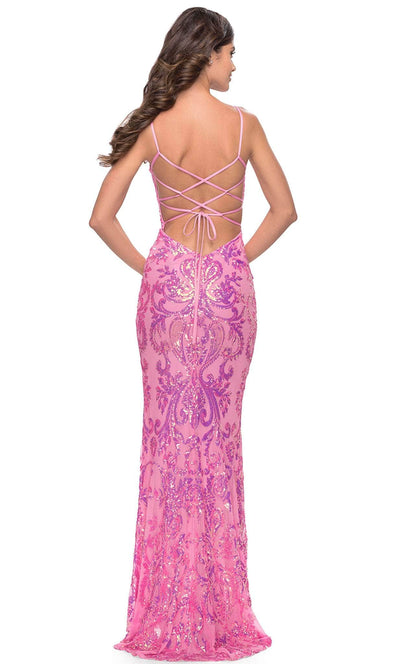 La Femme 31521 - Strappy Print Dress