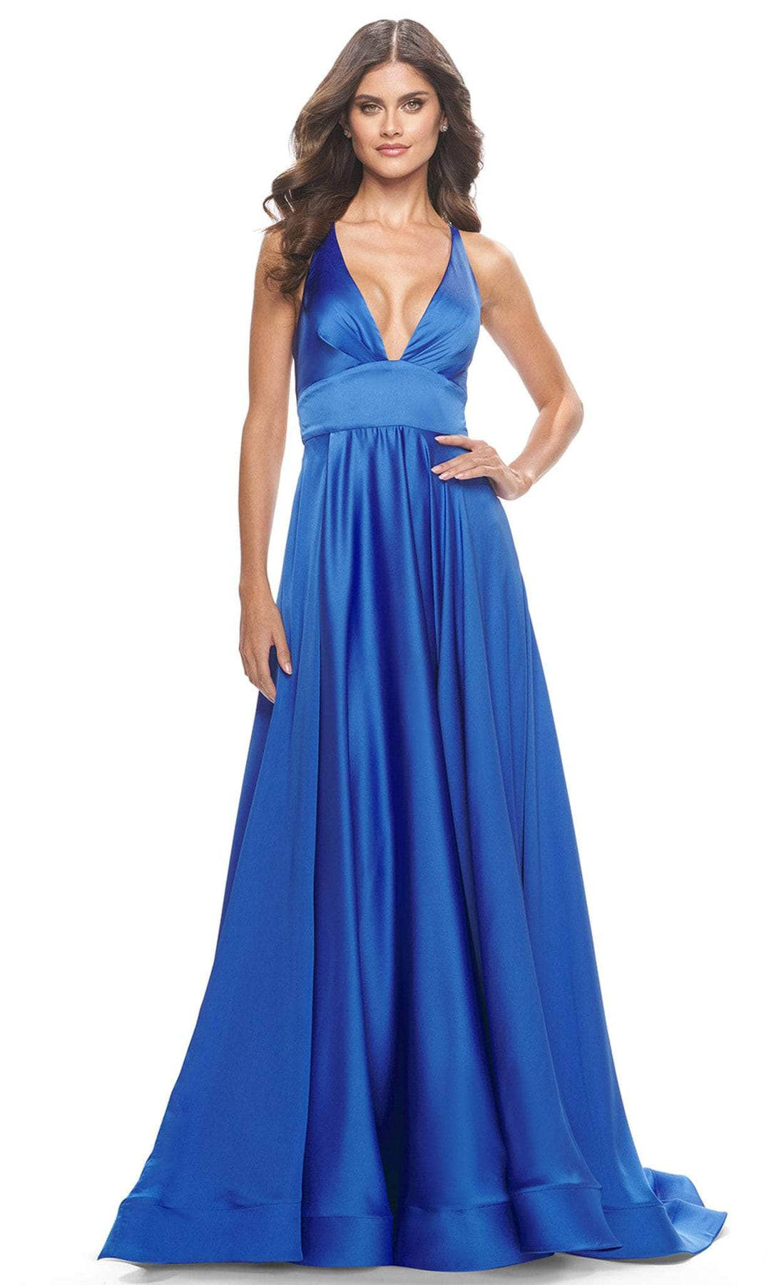 La Femme 31533 - V-Neck Dress