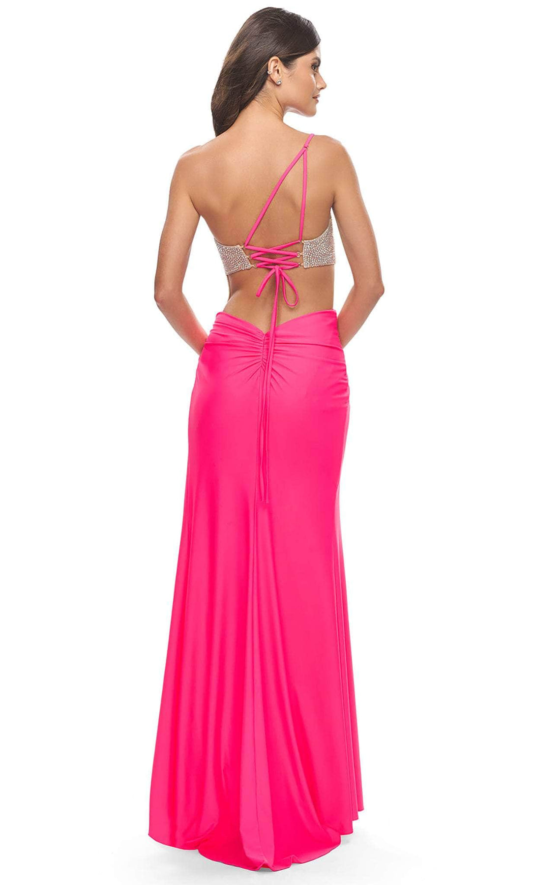 La Femme 31600 - Two-Tone Dress