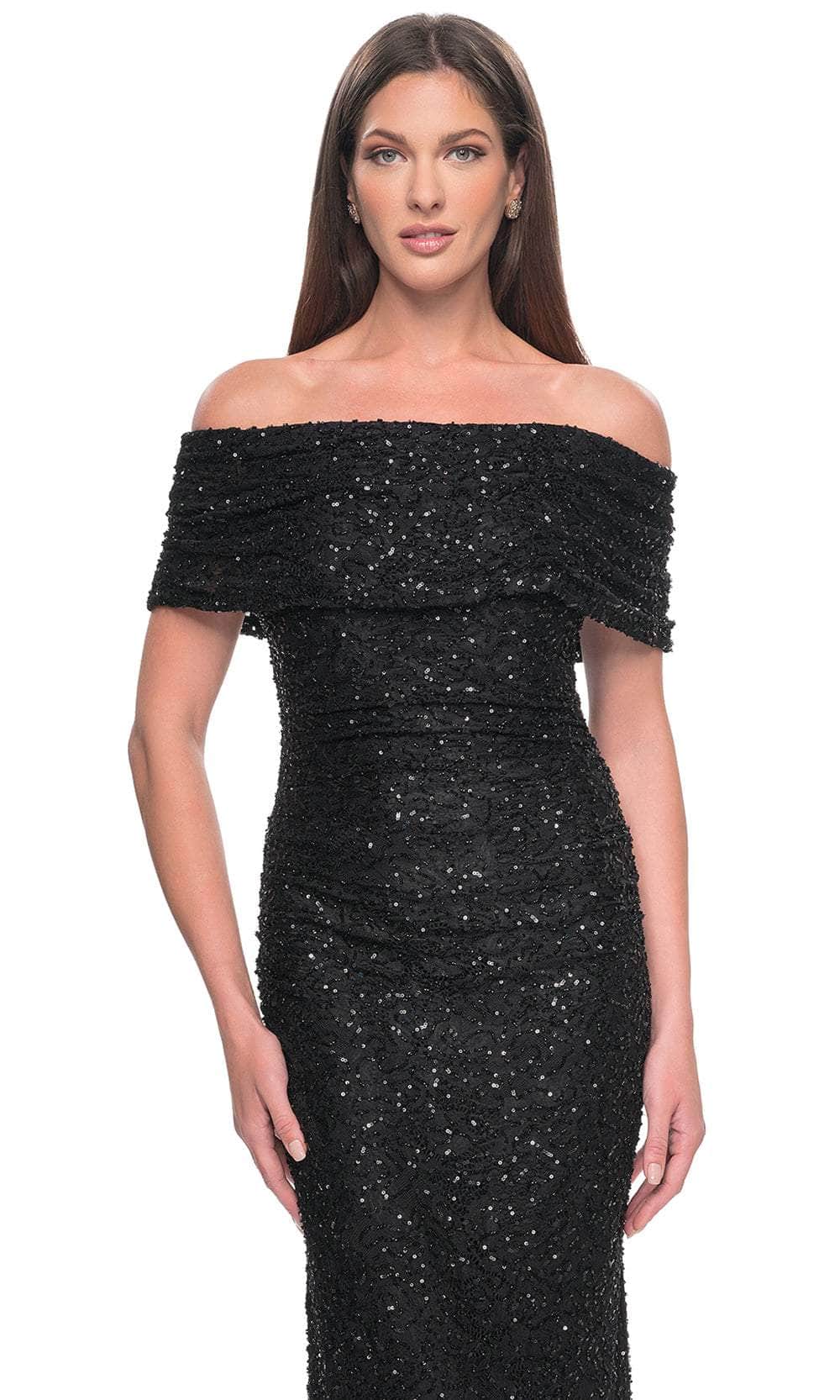 La Femme 31778 - Lace Sheath Evening Dress Evening Dresses
