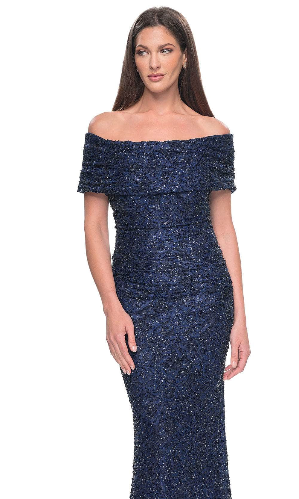 La Femme 31778 - Lace Sheath Evening Dress Evening Dresses