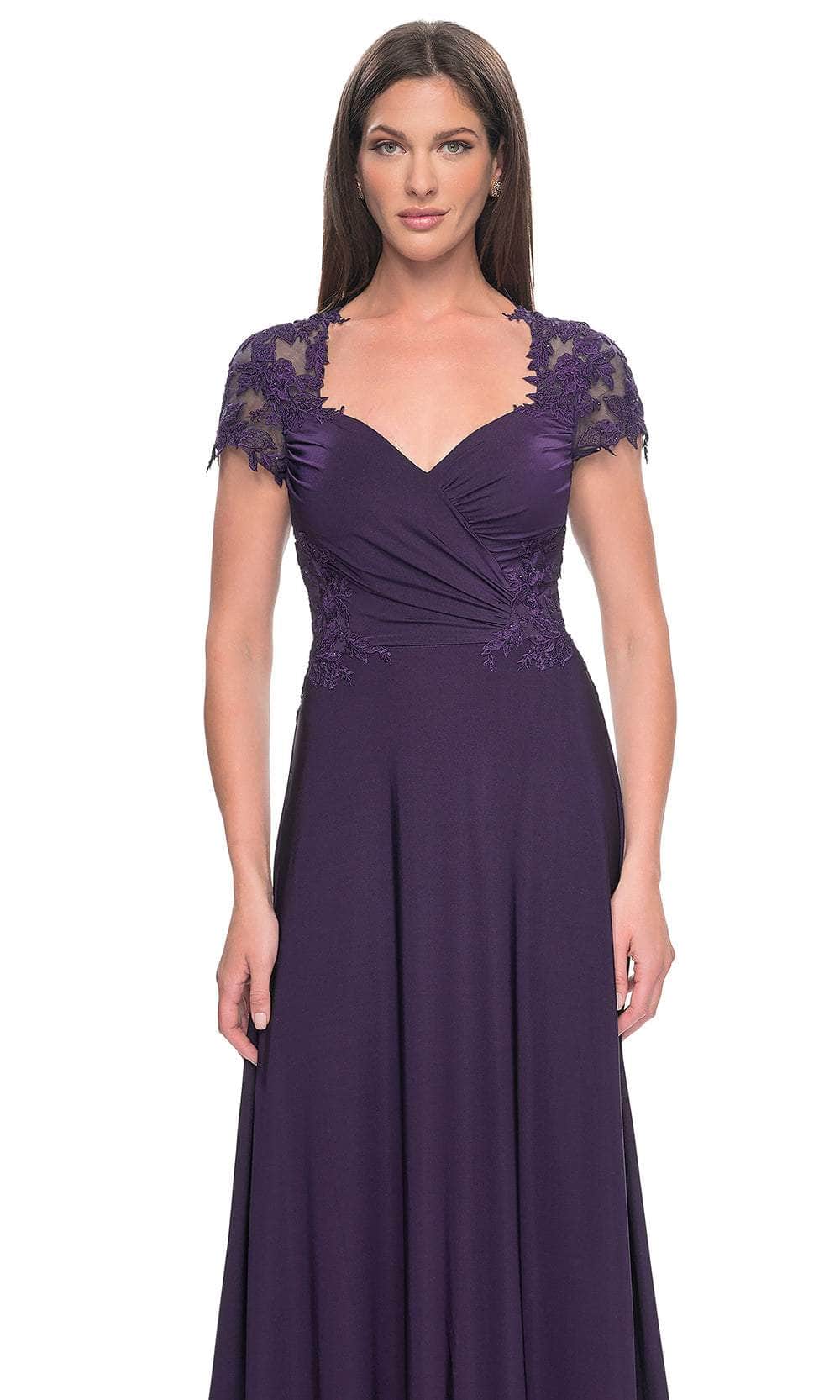 La Femme 31906 - Fitted A-Line Formal Dress Mother of the Bride Dresses