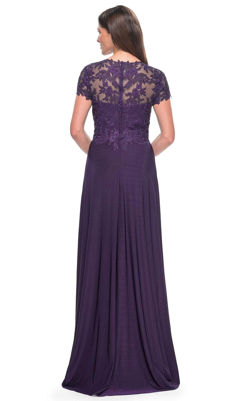 La Femme 31906 - Fitted A-Line Formal Dress Mother of the Bride Dresses